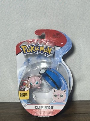 Pokémon Clip N Go Jigglypuff & Sobble Ball Battle Ready Poke Ball - New