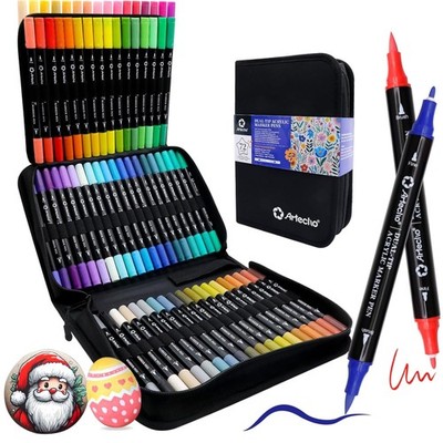 Acrylic Paint Marker Set (72 Colors) - Smooth, Waterproof, and Long-Lasting