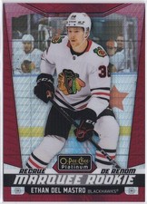 2024-25 24-25 O-Pee-Chee OPC Platinum Red Prism #224 Ethan Del Mastro RC /199