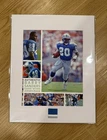 Barry Sanders Detroit Lions Game Used Worn Patch NFL HOF Jersey Fusion 11x14