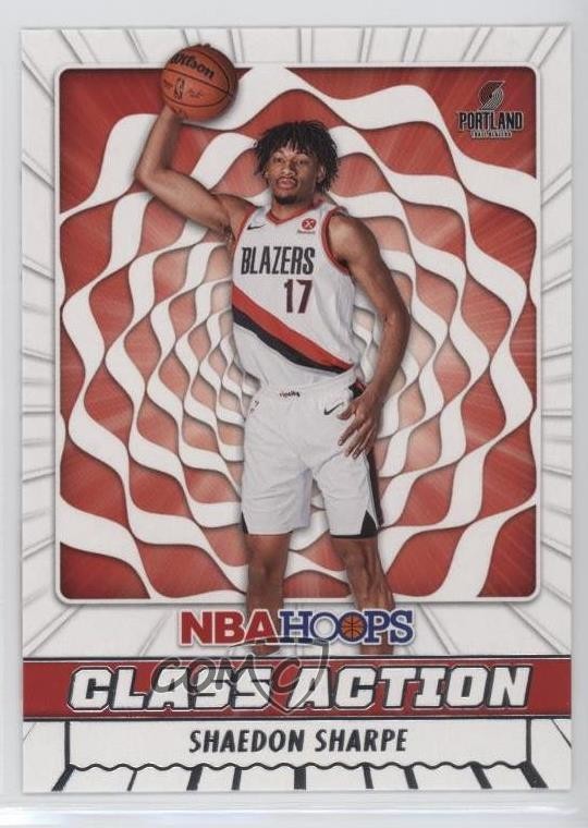2022-23 Panini NBA Hoops Class Action Shaedon Sharpe #7 0qr0