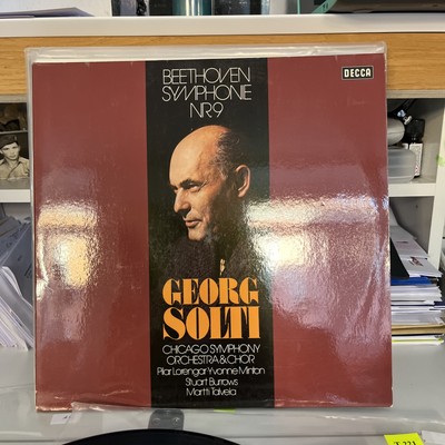 BEETHOVEN SYMPHONIE NO9 2 LP SOLTI T221