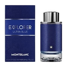 Montblanc Men's Explorer Ultra Blue EDP Spray 6.7 oz Fragrances 3386460124195