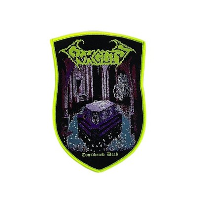 GORGUTS - Considered Dead - Woven Patch - yellow border
