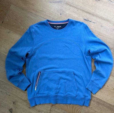 FourLaps Crew Neck Sweatshirt   Men's Medium | Blue