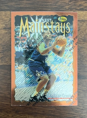 1997-98 Topps Finest Mainstays Dennis Scott Coating #183 Orlando