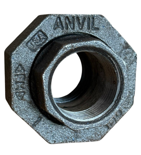 Anvil 1" Black Malleable Iron Union Pipe Fitting - Female to Female - Class 150