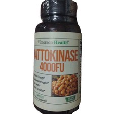 Vimerson Health Nattokinase 4000FU Supplement, Maximum Strength, 60 Capsules