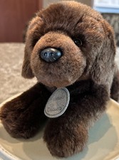 Russ Yomiko Classics Chocolate Labrador 35751 Brown Dog Plush Stuffy W/tag