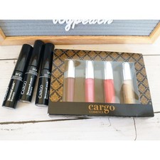Cargo Makeup Bundle New Travel Sz Lets Meet in Paris Lipgloss Texas Lash Mascara