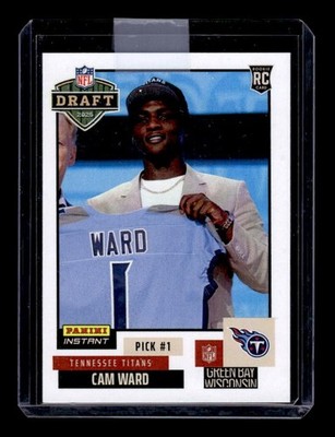 CAM WARD 2025 PANINI INSTANT NFL DRAFT NIGHT #NFLDN-1  RC TENESSEE TITANS /9737