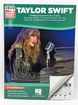 Taylor Swift 22 Simple Arrangements for Piano by Taylor Swift (Notes, Paperback)