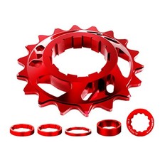 Kit Conversione Volano Singola Velocità 18T Cassette Cog,MTB Pignone Bici Strada