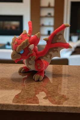 Rathalos Figur | Monster Hunter Wilds | Monster Hunter Fanart | Sammler Deko | 