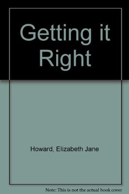 Getting it Right by Howard, Elizabeth Jane Paperback / softback Book The Fast