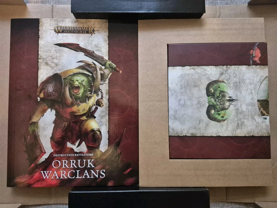 Battletome Orruk Warclans Gamer's Edition Book And Data Cards Pack New FREE P&P  - Image 4 of 4
