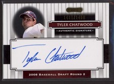 2008 Tyler Chatwood Razor Auto RC 1401/1499 #164 (F496)