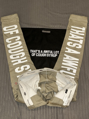 That's A Awful Lot Of Cough Syrup x Dickies Khaki Work Pants Tan