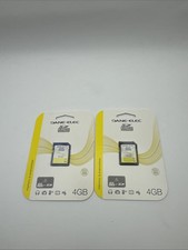 Lot 2 Dane-Elec 4GB SDHC Flash Memory Cards New Sealed