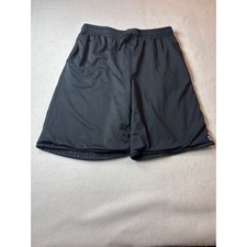 Runway Athletic Shorts Black Youth Size 14 Polyester Spandex Drawstring Pockets