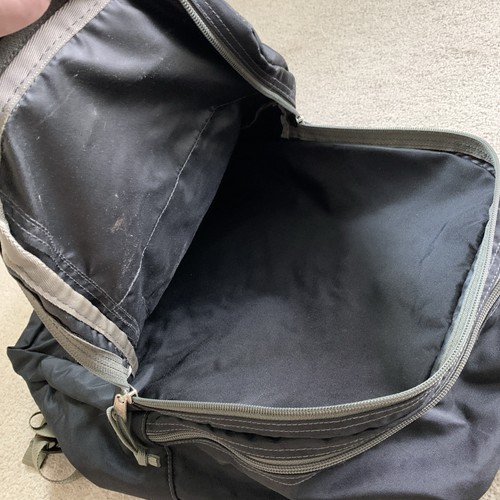 LL Bean Deluxe schwarz gesticktes Logo reflektierend Wandern Schulrucksack - Bild 5 von 10