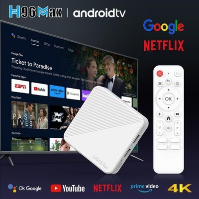 H96 Max H313 Android 14 4K Smart TV Box 2GB 8GB WiFi 6 Mediaplayer Set-Top Box