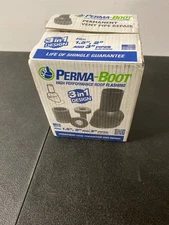 Perma-Boot Pipe Flashing Repair, Adjustable 1.5" to 3" Vent, Black