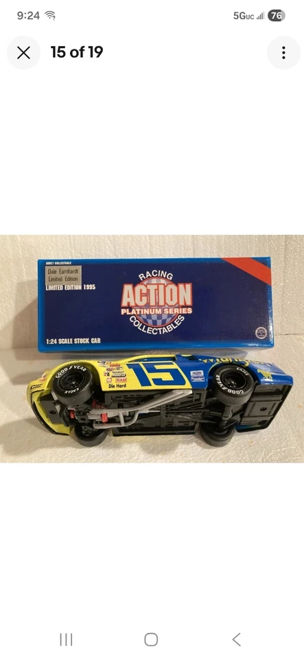 Ford T-Bird Dale Earnhardt 1983 original lanzado #15 1/24 CWC Foto 3 de 4