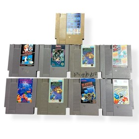 Lotto Bundle NES Nintendo ACTION SET scatola originale completa con 9 giochi senza manuali