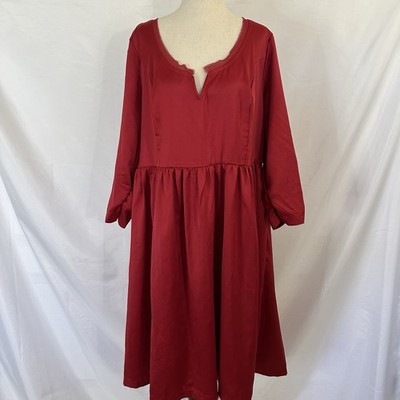 Hot topic Outlander red Claire Party Dress size 18 Plus Womens