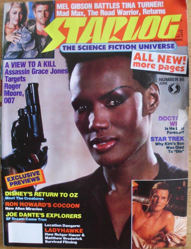 STARLOG MAGAZINE JUNE 1985 #95 GRACE JONES, MEL GIBSON, LADYHAWKE