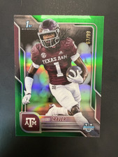 2025 Bowman University Chrome - Mario Craver #165 Green Refractor /99 (RC)