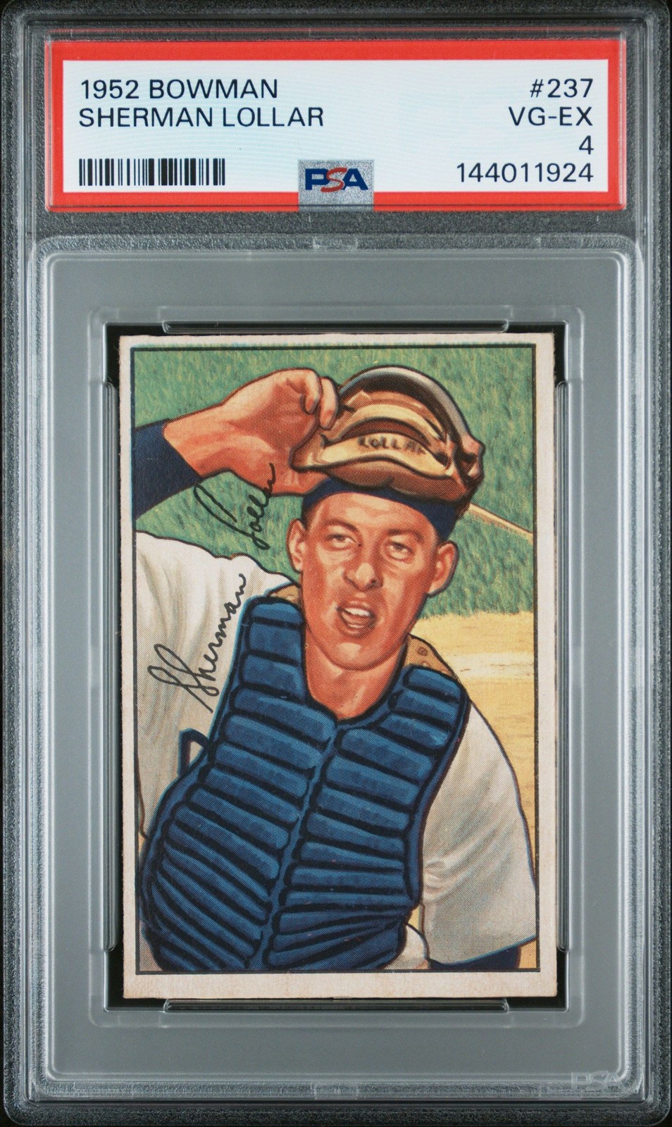 Sherman Lollar 1952 Bowman PSA 4 #237 Chicago White Sox