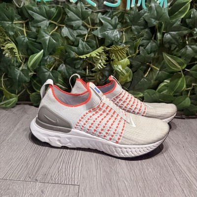 Nike React Phantom Run Flyknit 2 Pure Platinum Size 7 Running Shoes CJ0277-007