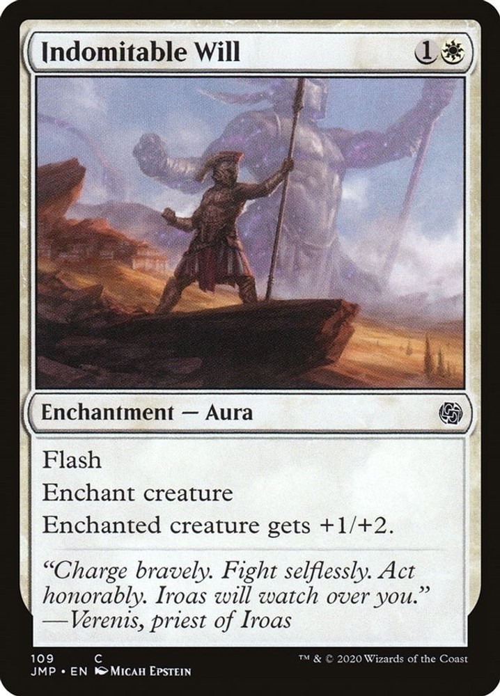 Indomitable Will Jumpstart MTG 109 MP