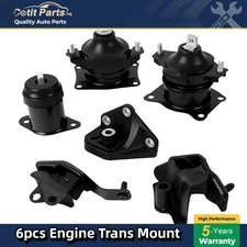 6pcs Engine Motor & Transmission Mount for 2003-2007 Honda Accord l4 2.4L AUTO
