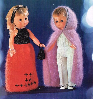 Puppen Strickanleitung für 18'' Puppe.     Laminiertes Exemplar. (V Puppe 68)