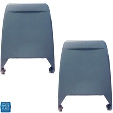 1973-81 Pontiac Camaro Front Bucket Seat Backs - Pair - Blue