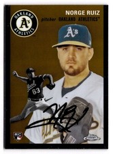 2023 Topps Chrome Platinum Anniversary - Norge Ruiz #101 (RC) Oakland Athletics