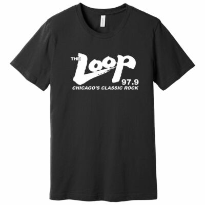 The Loop 97.9   Chicago's Rock Station   BLACK   Ringspun Cotton
