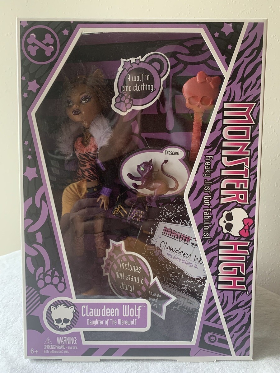 2009 MONSTER HIGH FIRST WAVE 1 ORIGINAL CLAWDEEN WOLF