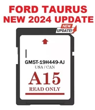 Ford TAURUS 2024 MAP UPDATE A15 SD Card Navigation US/CAN GPS