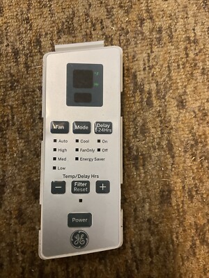 GE AHL12ASW1 Air Conditioner Control Escutcheon 0010205872