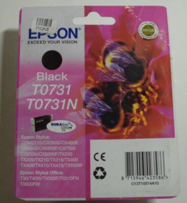 Epson T0731 Tinte black Stylus C79 C110 CX 3900 4900 5900 6900 7300 8300 9300 um