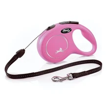 16ft Pink Retractable Dog Leash High Strength Cord German Quality Flexi Leash