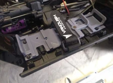 Shorty & Stick LiPo Battery Mounting Tray for Vanquish VS4-10 RC Crawler