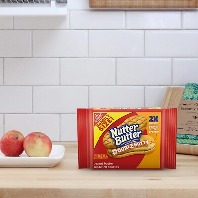 Nutter Butter Double Nutty Peanut Butter Sandwich Cookies, Family Nutter Butter Double Nutty Peanut Butter Sandwich Cookies, Family