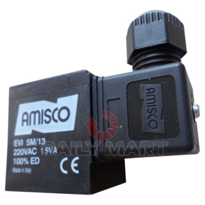 New In Box AMISCO EVI5M/13 Steam Solenoid Valve Coil 220VAC