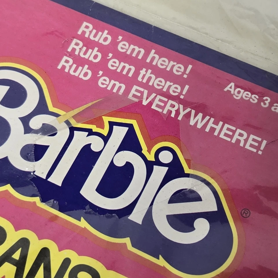 Barbie Rub N Play Transfers COLORFORMS 1983 Fashion Talent Show NOS años 80 Foto 2 de 4