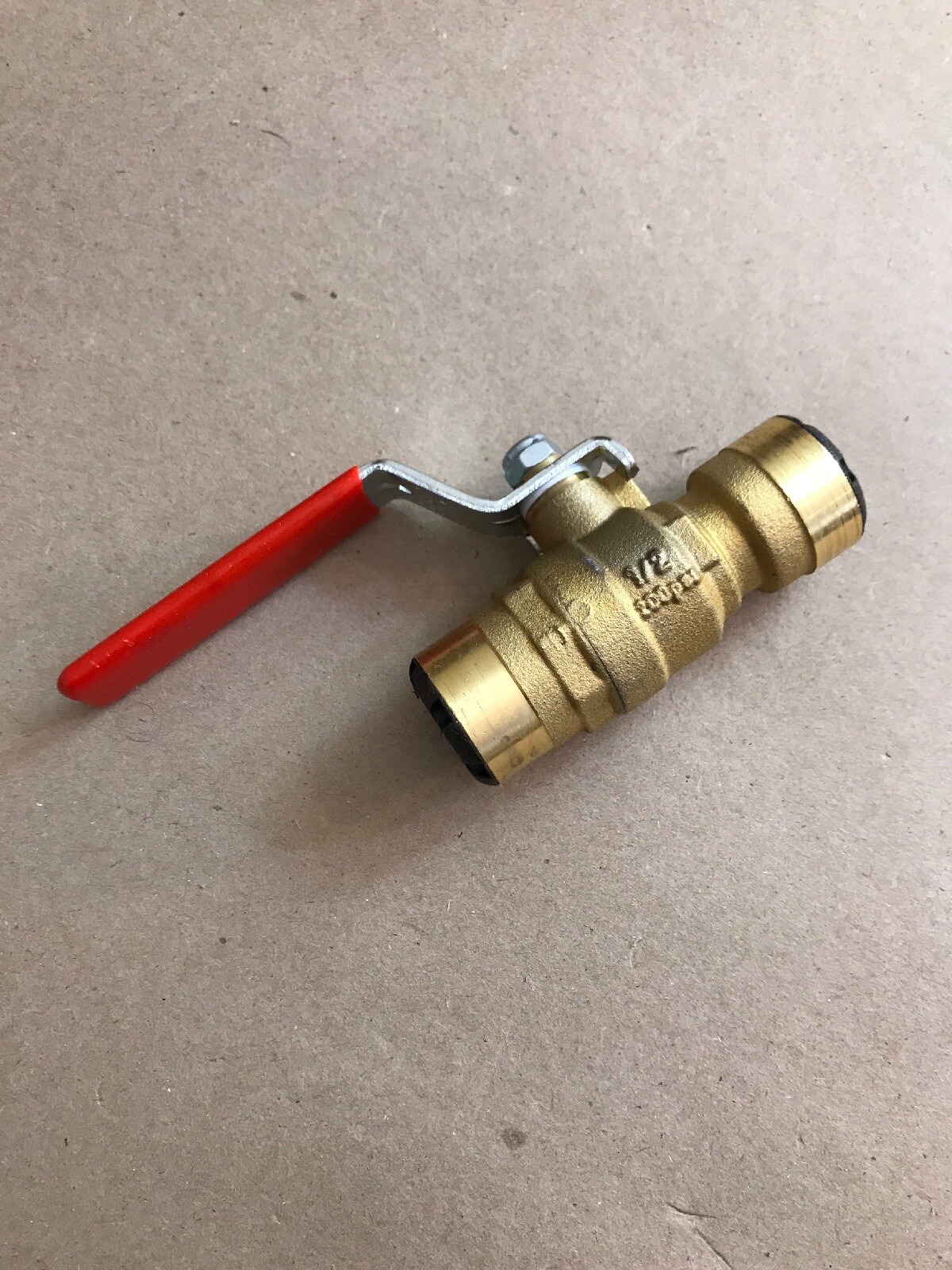 COPRO Push Connect Ball Valve 1/2" , Quick,  for Copper PEX  CPVC Pipe 